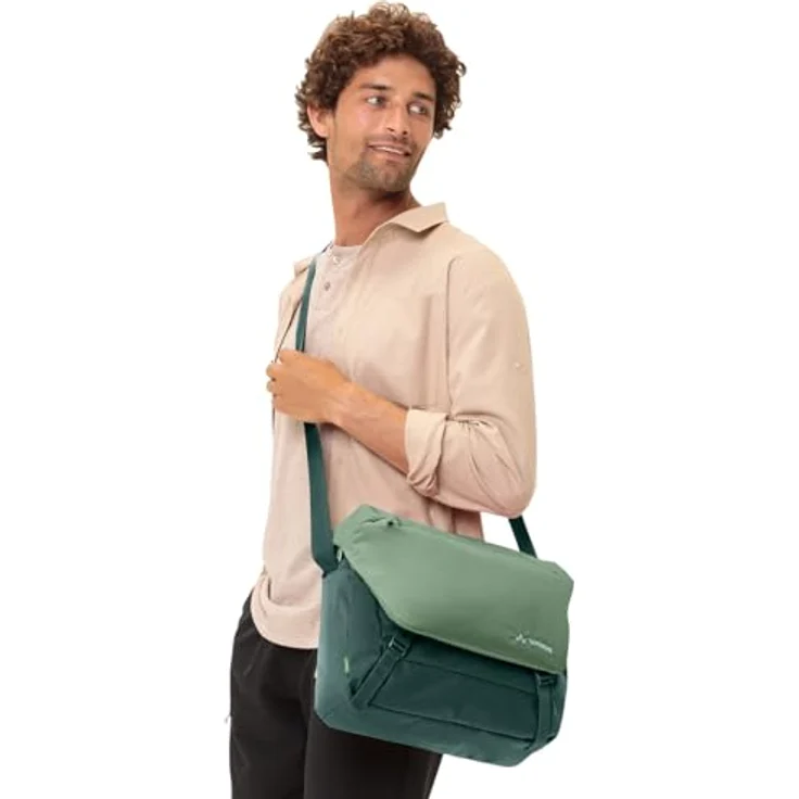 Vaude Rom III Umhängetasche M, 35 cm, grün, aus 100% Polyester, praktische Schultertasche – Bild 3