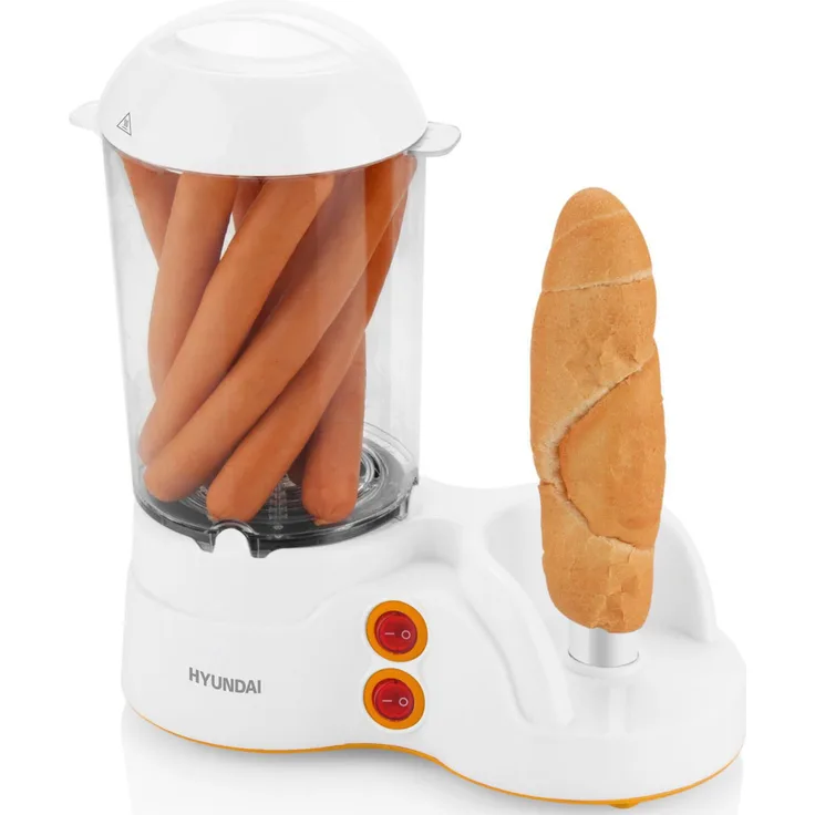 Hyundai Hotdog-Maker HYUHDM110, 380 W - Vielseitiger Fun Cooking Hot-Dog-Maker