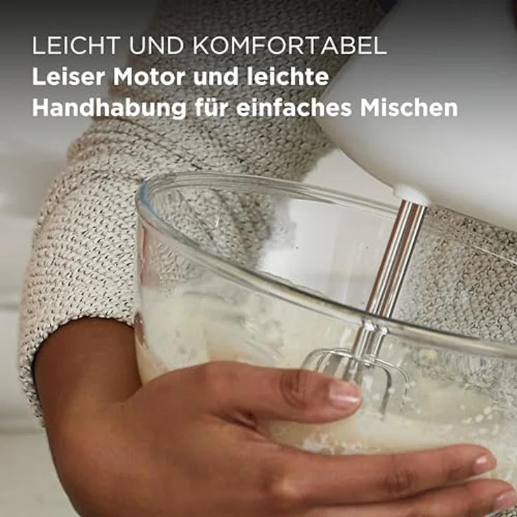 Kenwood JE 600 Handmixer, 650 Watt, Kunststoff, Turbotaste, weiß – Bild 3