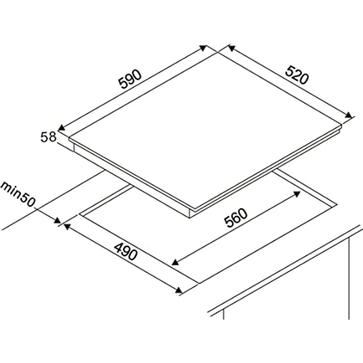 RESPEKTA Induktions-Kochfeld KM 4295I-28, Touch-Control, 4 Kochzonen, schwarz – Bild 6