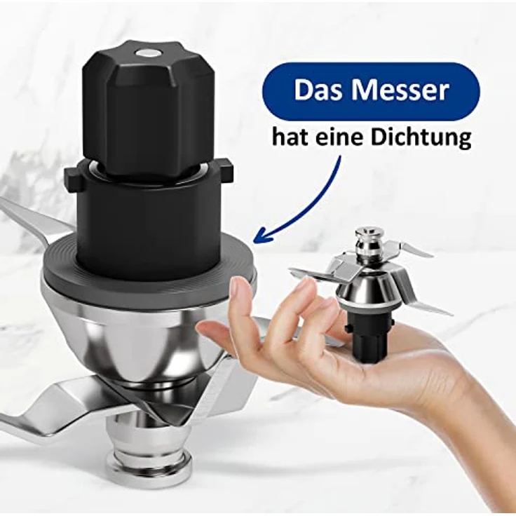 VIOKS Mixmesser Ersatz für Thermomix TM31, hochwertiges Küchenmaschinen-Zubehör – Bild 4