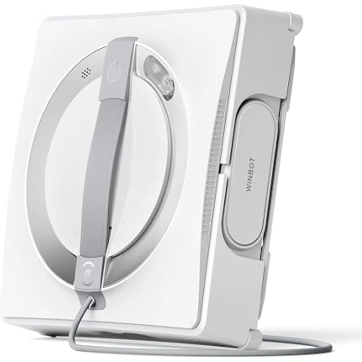 ECOVACS WINBOT W2 Fensterputzroboter, Kantenreinigungsmodus, Dreifach-Düsen Wassersprüher, 10-stufiges Schutzsystem, App-Steuerung, Winbot Elektrischer – Bild 1
