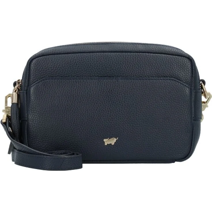 Braun Büffel Hanna Umhängetasche, 100% Leder, 23 cm x 7.5 cm x 15 cm, blau