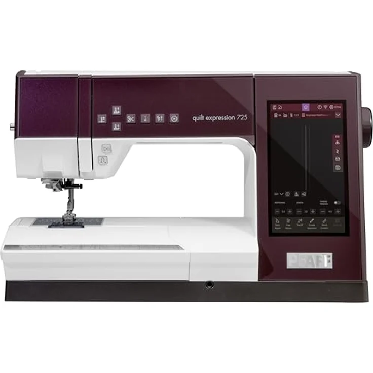 PFAFF quilt expression 725, Nähmaschine mit 8" Farb-Touchscreen, einstellbarer Laser-Nähführung und Nähfußerkennung – Bild 2