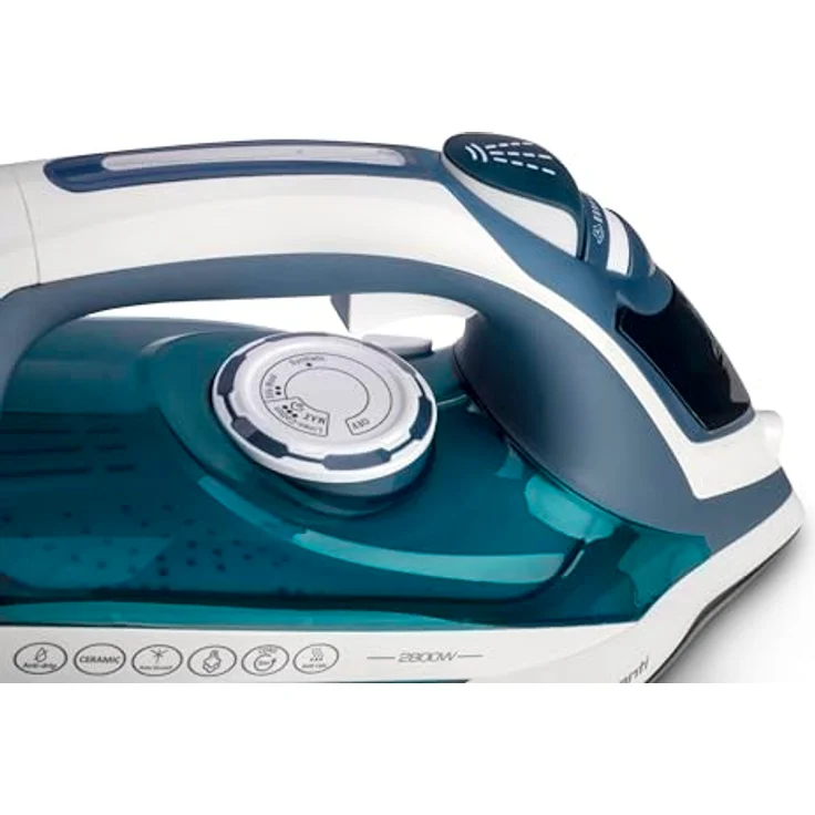 Fakir Avanti Dampfbügeleisen mit 2800 Watt, 150 g Dampfstoß, 480 ml Wassertank, Selbstreinigung, Anti-Tropf, Anti-Kalk, Thermostat, automatische Abschaltung – Bild 3