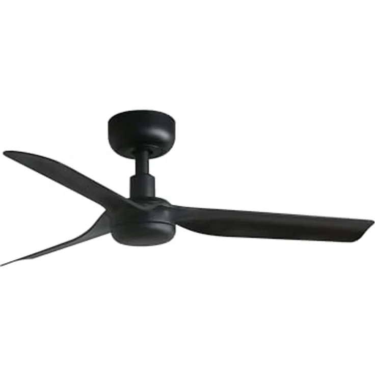 Faro MINI Punt, Kleiner schwarzer DC-Deckenventilator mit 6 Geschwindigkeiten und nur 23,5 cm Aufbauhöhe – Bild 1