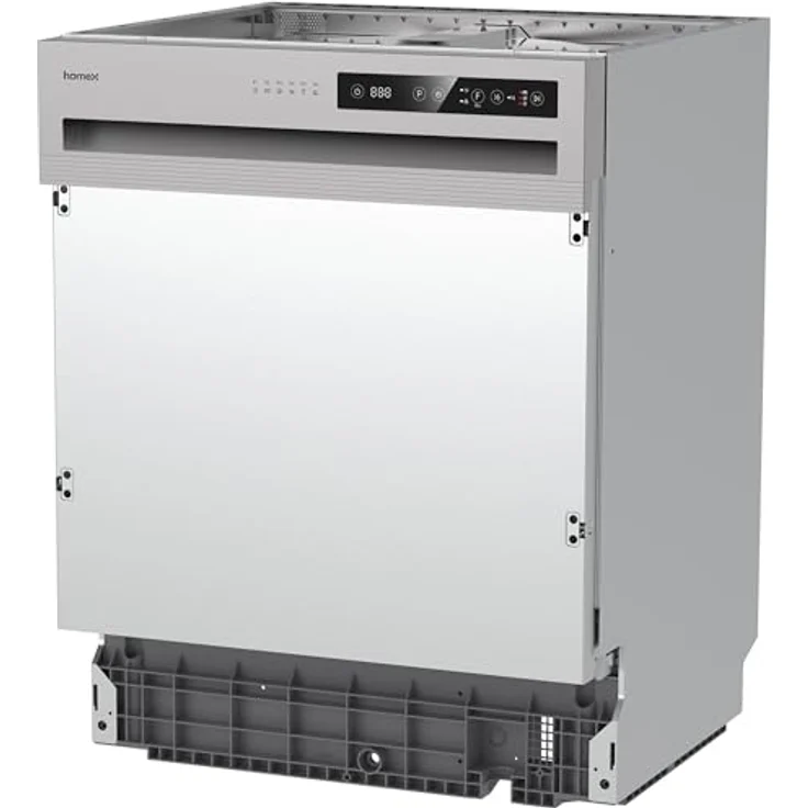 homeX DWSI601449E Geschirrspüler 60 cm, teilintegrierbar, 14 Maßgedecke, 6 Programme, leise mit 49 dB, Energieeffizienzklasse E – Bild 15