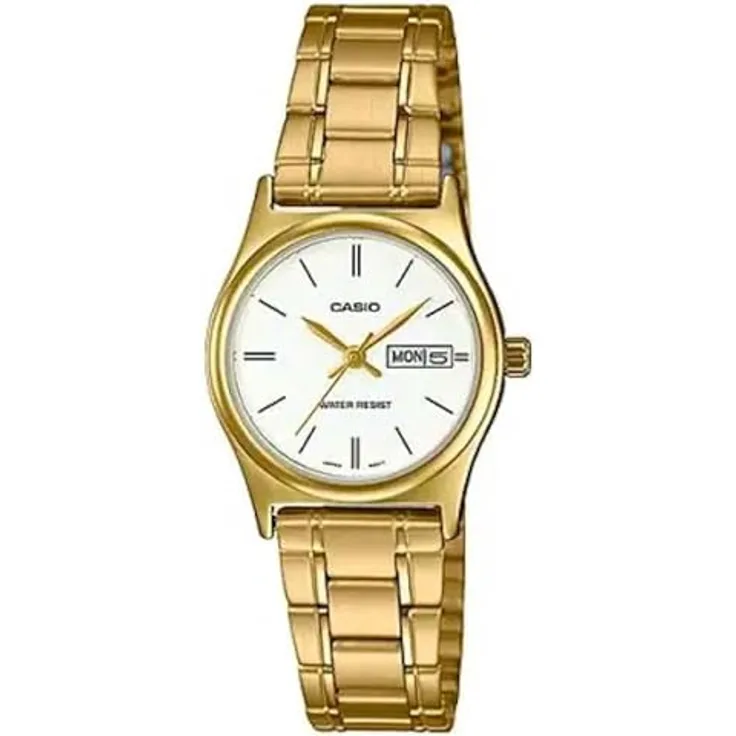 Casio Ltpv006g7b Watch Yellow gold / white, Armbanduhr