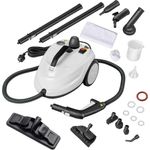 COSTWAY Dampfreiniger 2000 W, 1,8 L Tank, 13 Zubehörteile, bis 108 m², Heizzeit 8 Min, Dampfdruck 5 bar