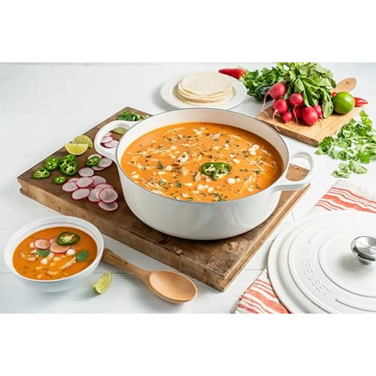 Le Creuset Signature Gourmet Bräter, rund, 30 cm, ofenrot – Bild 5