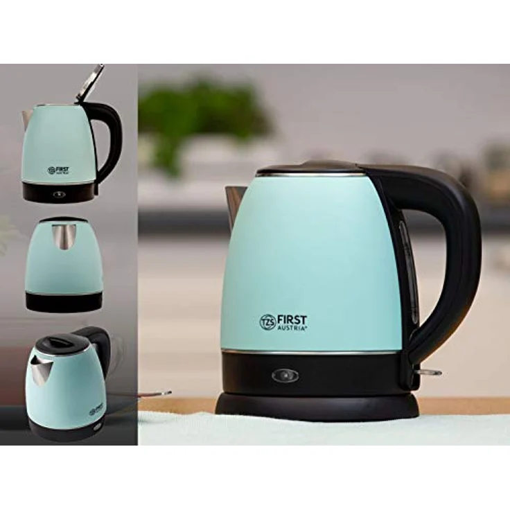 First Austria 5407-3-GN Wasserkocher, 2000 Watt, 1,2 Liter, Wasserstandsanzeige, Kontrollleuchte, grün – Bild 5