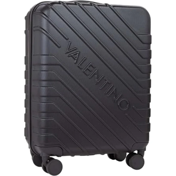 Valentino Starlight Kabinentrolley 54 cm, 4 Rollen, schwarz, 100% ABS, Maße 38 cm x 20 cm x 54 cm – Bild 2