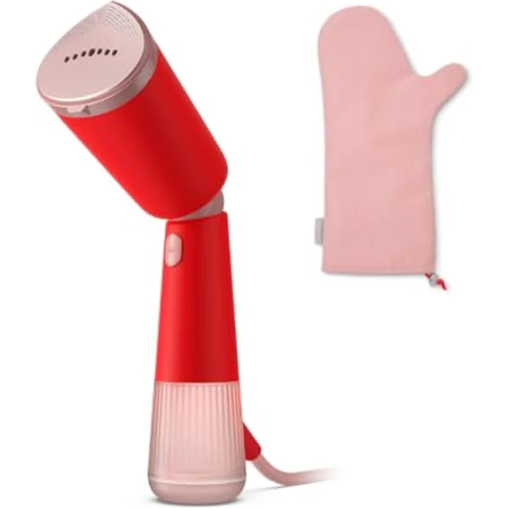 Philips Dampfglätter 5000-Serie - Schnelles Aufheizen, Sicher für Empfindliche Textilien, Vertikales und Horizontales Dampfen, Orange-Rot (STH5020/40) – Bild 1