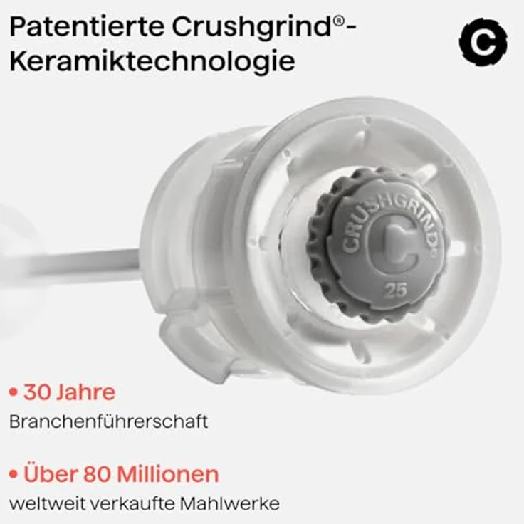Crush Grind Gewürzmühle Billund 11.6 cm, Lila, Pfeffermühle + Salzmühle, Violett – Bild 4