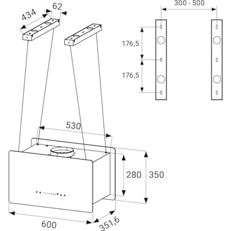 Dunstabzugshaube 60cm CUBE60W – Bild 11