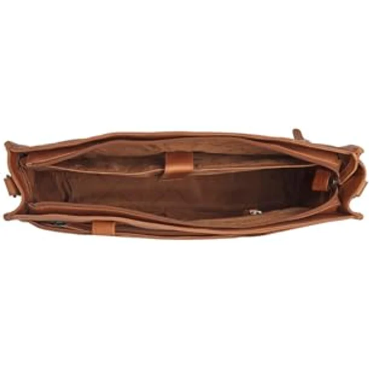 The Chesterfield Brand Adana Shopper Tasche, 40 cm, Leder mit Laptopfach, cognac – Bild 4