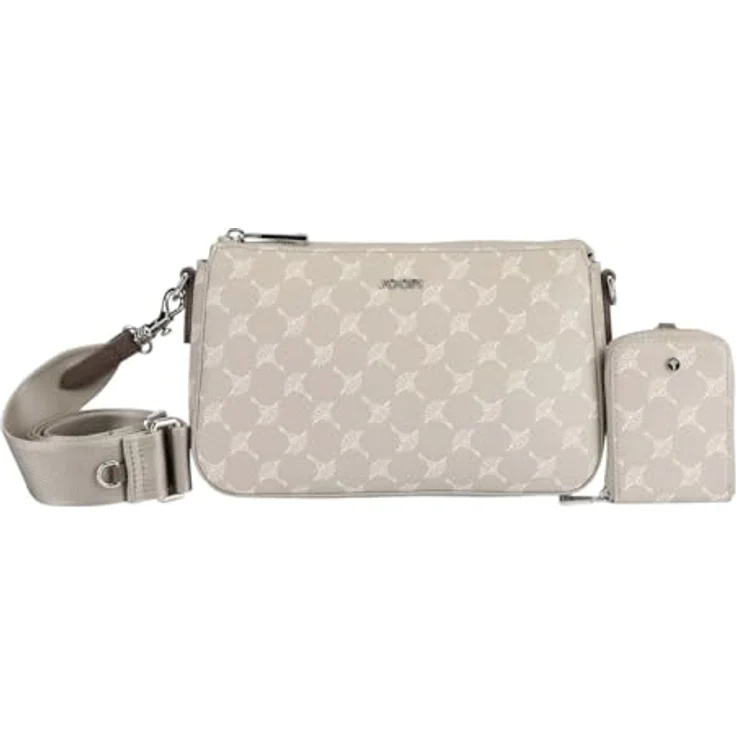 Joop! Cortina 1.0 Jasmina Umhängetasche, 24 cm, grau, aus 100% Polyurethan – Bild 1
