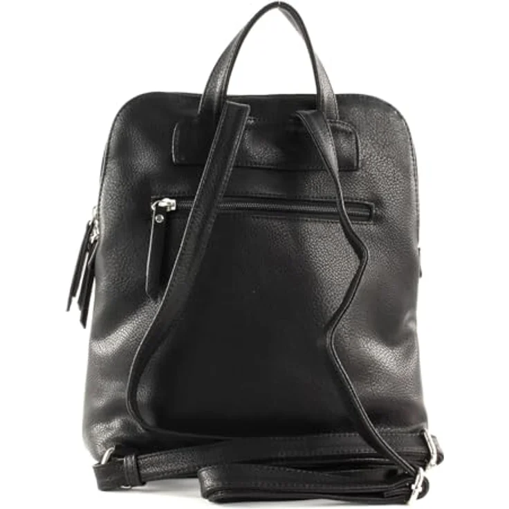 Gabor Mina City Rucksack, 27 cm schwarz, 100% Kunstleder, praktischer Stadt-Rucksack – Bild 3