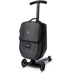 Micro Trolley micro luggage 4.0, Hartschalenkoffer und Scooter in Einem, schwarz