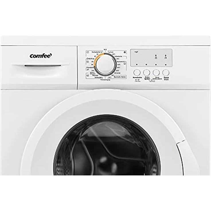 Comfee CFEW60-124 Waschmaschine / 6KG / Slim Line / D / 1200 U/min / Trommelreinigung / 15min-30min-45min Schnellwaschgang / Weiß – Bild 3