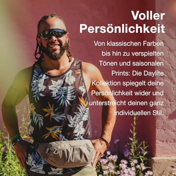 Osprey Daylite Waist Gürteltasche, praktische 45 cm fassende Hüfttasche aus 100% PET, rosa – Bild 4