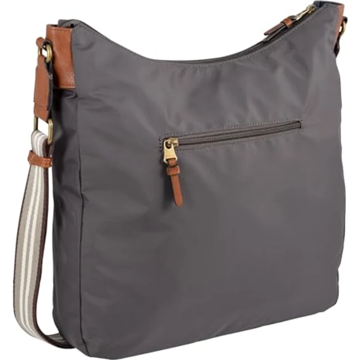 camel active Umhängetasche Bari, Nylon mit mehreren Reißverschlusstaschen, modischem Umhängeriemen, ideal für Freizeit und City – Bild 2