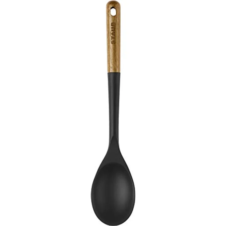 STAUB 40503-107 Servierlöffel, Akazienholz, 31 cm, Schwarz - Hochwertiger Servierlöffel aus Akazienholz – Bild 2