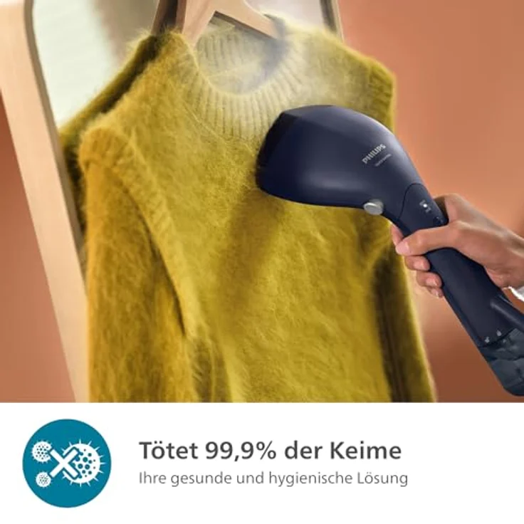Philips 7000 series STH7020/20 iron Steam iron, 1500W, Black, Bügeleisen, Blau – Bild 10
