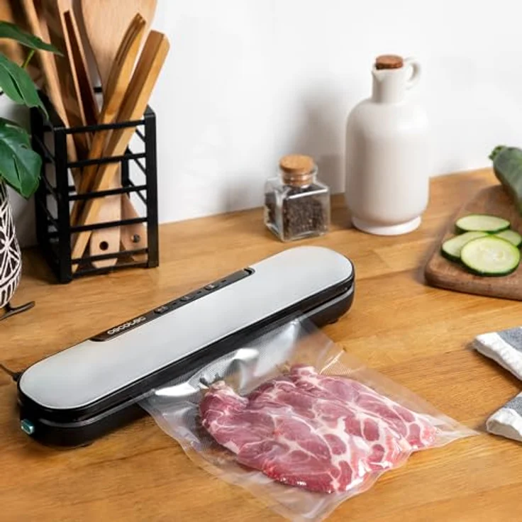 Cecotec Sealvac Easy Magnetik, Vakuumiergerät in Schwarz mit 90 Watt Leistung und benutzerfreundlicher Steuerung – Bild 5