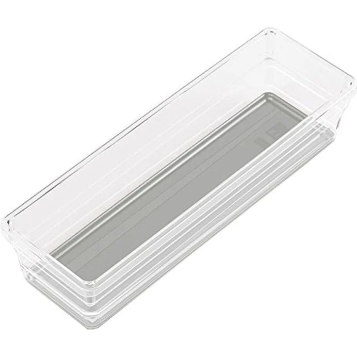 KIS Sortierbox Sistemo 7,5x22,7 cm in transparent-grau, Plastik, 7.5x22.5x5 cm