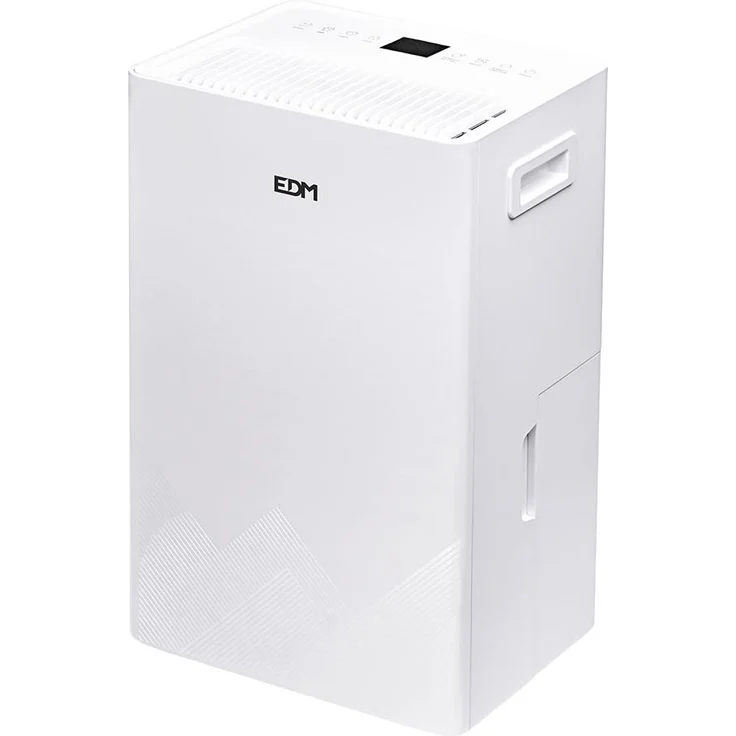 EDM 07424, Tragbarer Luftentfeuchter mit Wi-Fi, 20 l/Tag, 360 W, Zeitschaltuhr und Nachtbetrieb