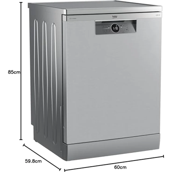 Beko Geschirrspüler BDFN26441SC 14 Maßgedecke Silber HygieneIntense Watersafe+ – Bild 4