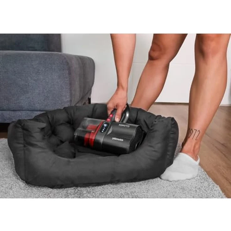 Concept VP2000 LumiStar 11,1 V UV Handstaubsauger mit UV-C-Sterilisationslampe, 120 W, BLDC-Motor, DREI Reinigungsmodi, Rotierende Bürste, in Schwarz – Bild 5