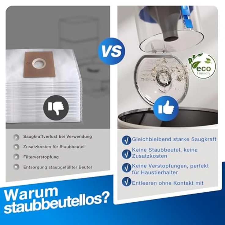 ECOVACS DEEBOT N20 PRO Plus Saugroboter mit Wischfunktion, Automatischer Entleerung Station, 8000Pa Saugkraft, Anti-Haar-Verhedderung, bis zu 300 Minuten Laufzeit, Schwarz – Bild 3
