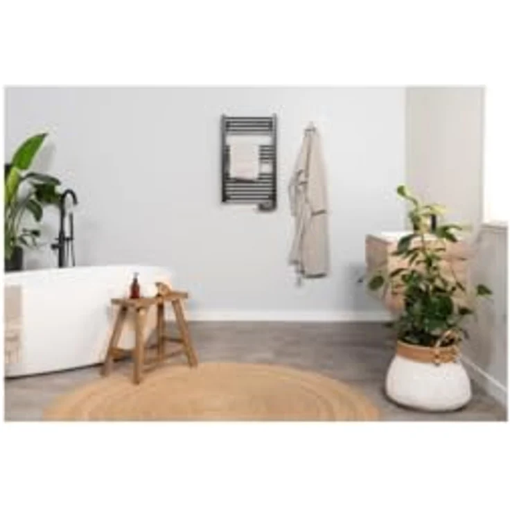 Eurom Sani-Towel 750, Heizkörper, Schwarz mit eingebautem Timer – Bild 5