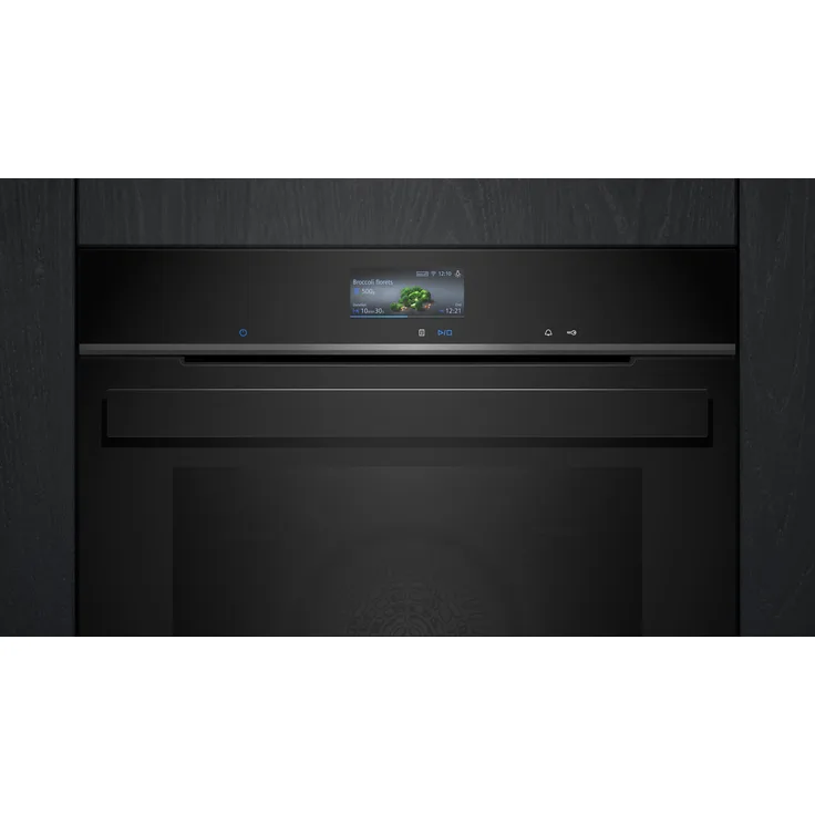 Siemens iQ700 HB976GMB1, Einbaubackofen, 71 l, Hydrolytisch + Pyrolytisch, 30 - 300 °C, Edelstahl