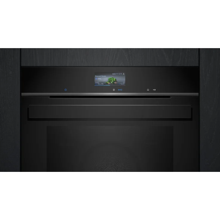 Siemens iQ700 HB976GMB1, Einbaubackofen, 71 l, Hydrolytisch + Pyrolytisch, 30 - 300 °C, Edelstahl