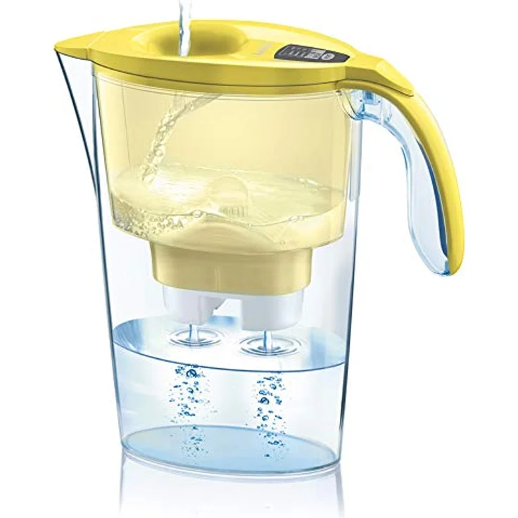 Laica Tischwasserfilter Stream Line J31-AA Gesamtfassungvermögen 2,30 L, Farbe gelb – Bild 2