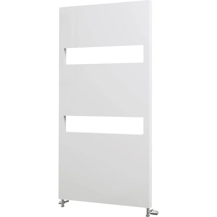 Schulte Design-Heizkörper Turin, Anschluss unten, 449 W, Alpinweiß, HxB 114,3 x 60,5 cm