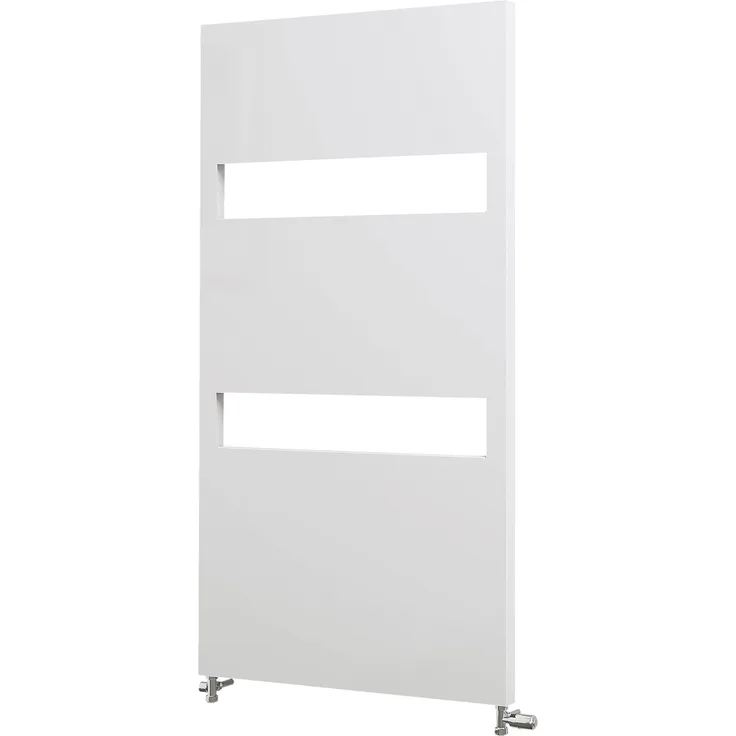 Schulte Design-Heizkörper Turin, Anschluss unten, 449 W, Alpinweiß, HxB 114,3 x 60,5 cm
