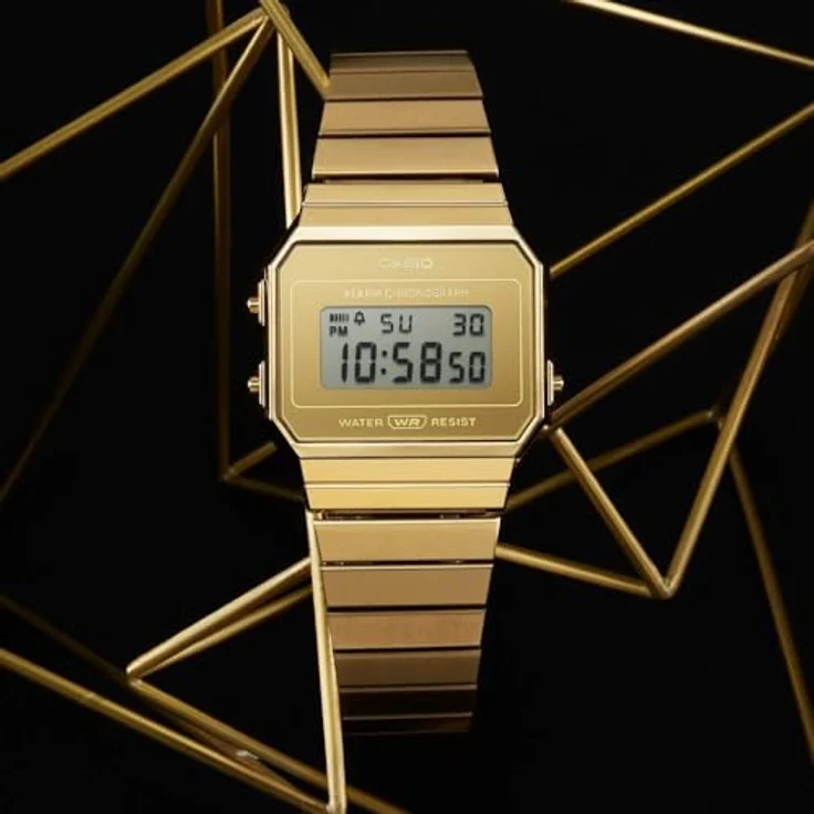 Casio A700WEVG-9AEF Vintage Digitaluhr, Gold – Bild 3