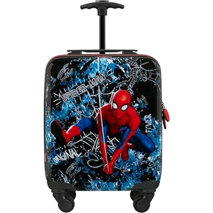 Samsonite Kinderkoffer DAYDREAM MARVEL, Spiderman Mystery, 4 Rollen, Kinder-Reisegepäck Trolley für Übernachtungen und magische Ferien – Bild 2