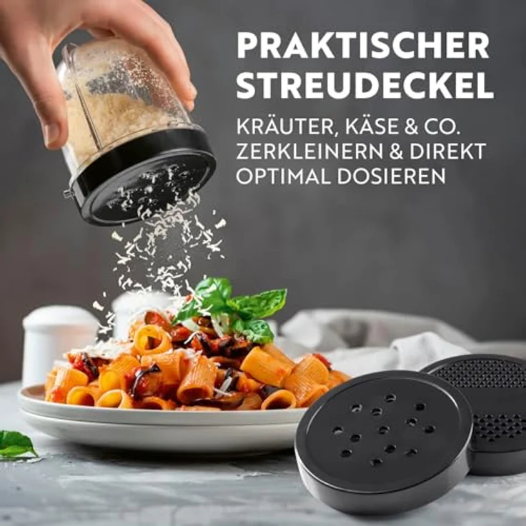 DS Produkte GOURMETmaxx Mixer Mr. Magic 18-tlg. 400W grau/schwarz GS-Zertifikat – Bild 8