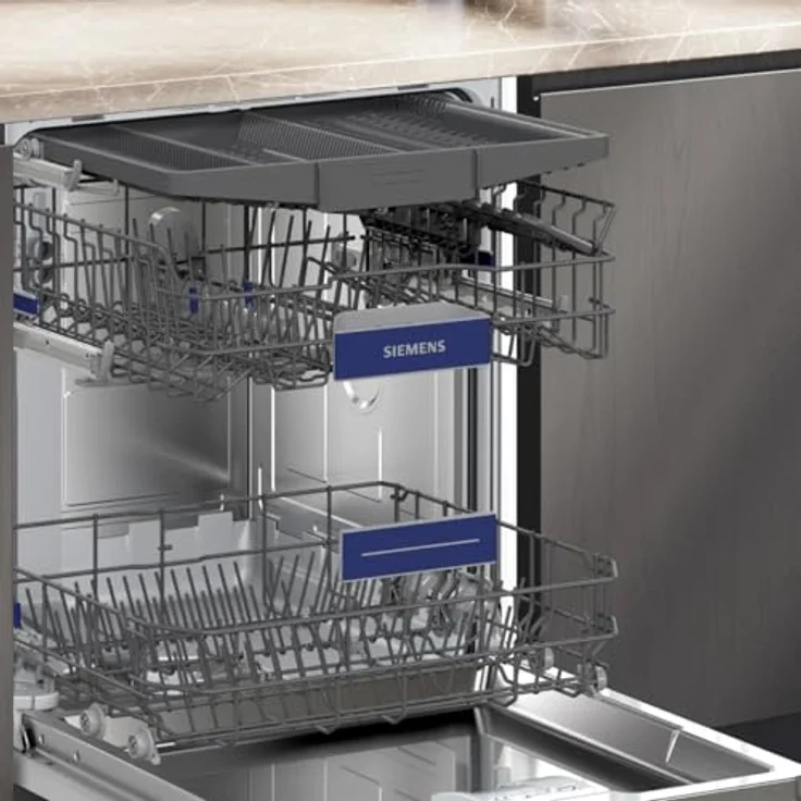 Siemens iQ300 SN63HX03VE, Voll integrierter Geschirrspüler, Edelstahl, 14 Maßgedecke, 6 Programme, Home Connect-fähig – Bild 7