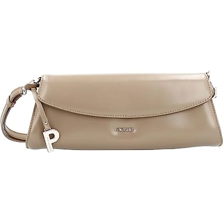 Picard Rome Schultertasche, Leder 29 cm, braun, mit Magnetverschluss und Reißverschlussfach – Bild 1