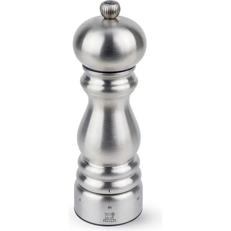 PEUGEOT Salzmühle PARIS CHEF 18cm Edelstahl Silber uSelect Zirkonia-Mahlwerk