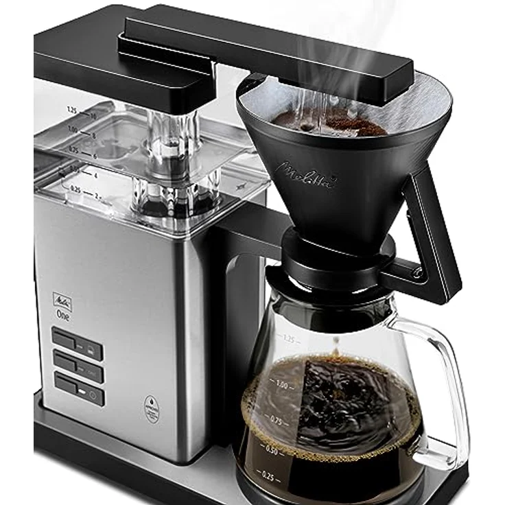 Melitta One Filterkaffeemaschine, Edelstahl - Preisvergleich – Bild 2