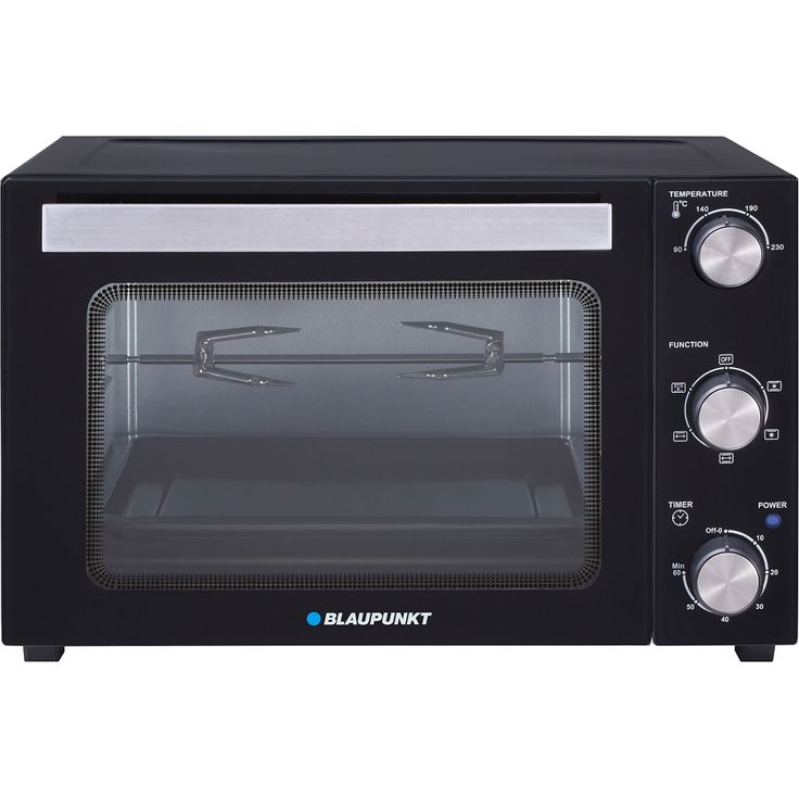 Blaupunkt EOM501, Kleinbackofen, Schwarz, Transparent