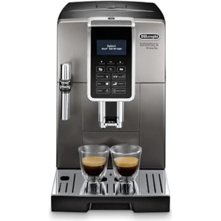 De'Longhi ECAM359.37.TB Dynamische Kaffeevollautomat, 1450 W, Kunststoff, Titan-Schwarz – Bild 2