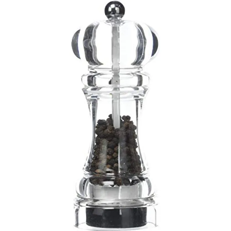 Unbekannt Marlux c287.148383 Pfeffermühle Acryl Transparent 5,5 x 5,5 x 14 cm